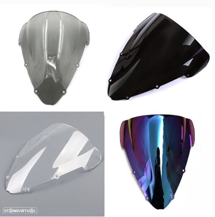 Viseira cbr 600 f4i ano 2001 até 2006 briseira  vidro bolha 600F 600 F SPORT - 1