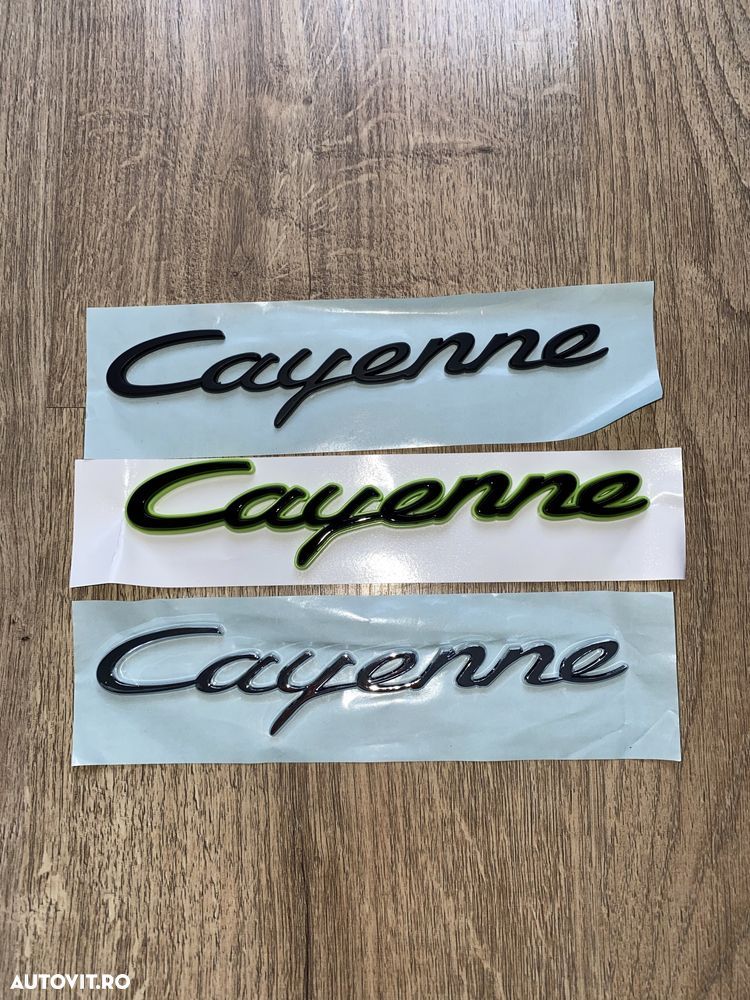 Scris Logo Emblema Spate Haion Portbagaj Porsche - 3