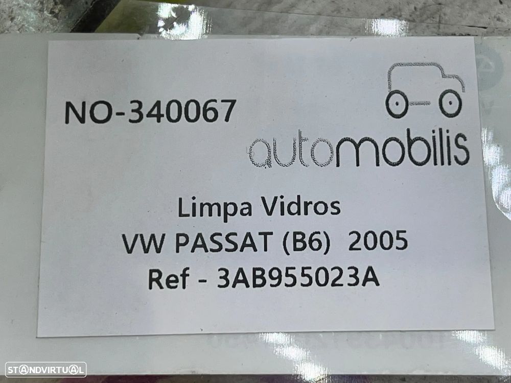 Limpa Vidros VW PASSAT (B6) Ref.  3AB955023A - NO. 340067 - 4