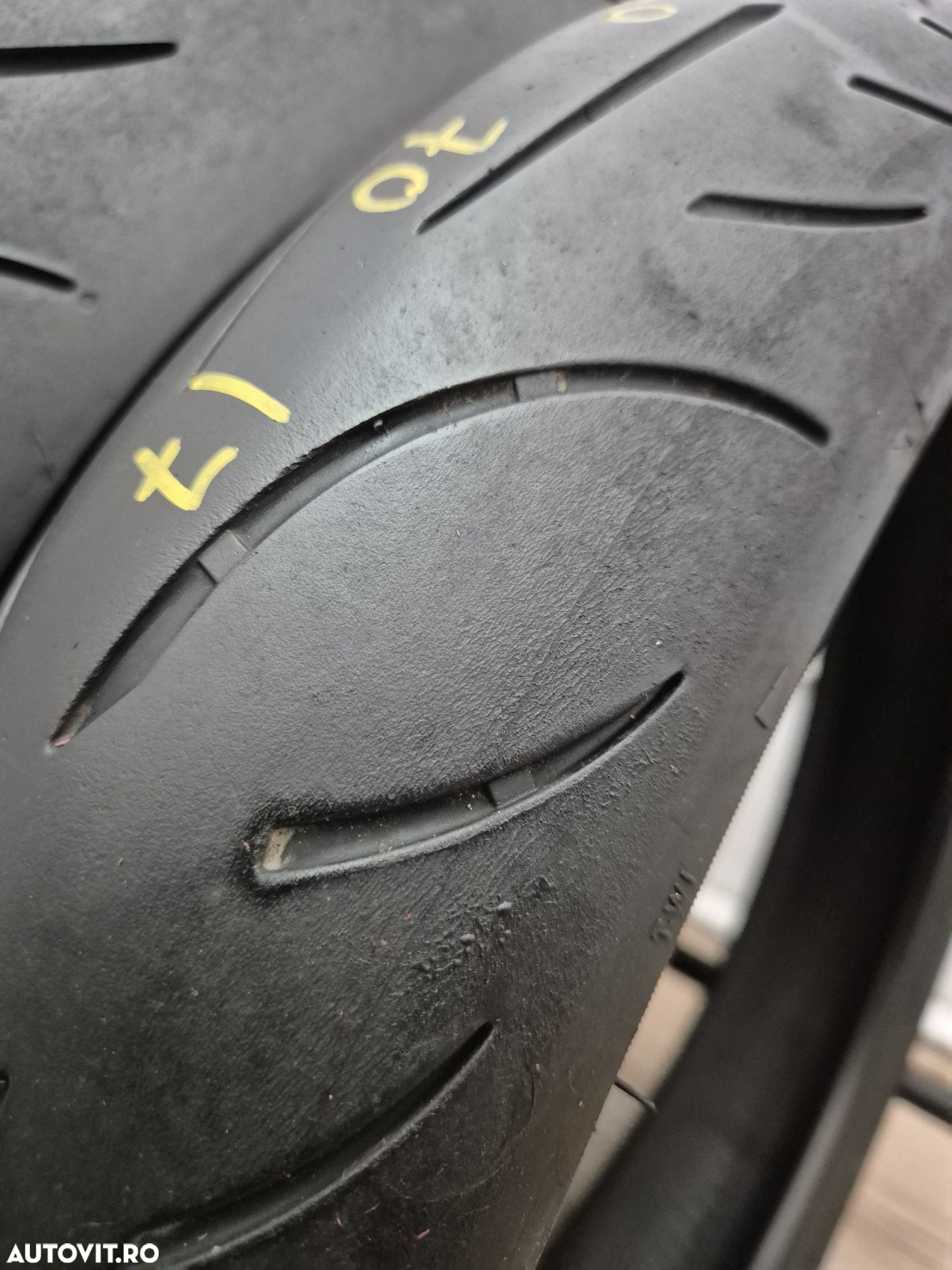 Set anvelope moto 120 70 17 cu 180 55 17 Metzeler m9 dot 2022 2021 - 2
