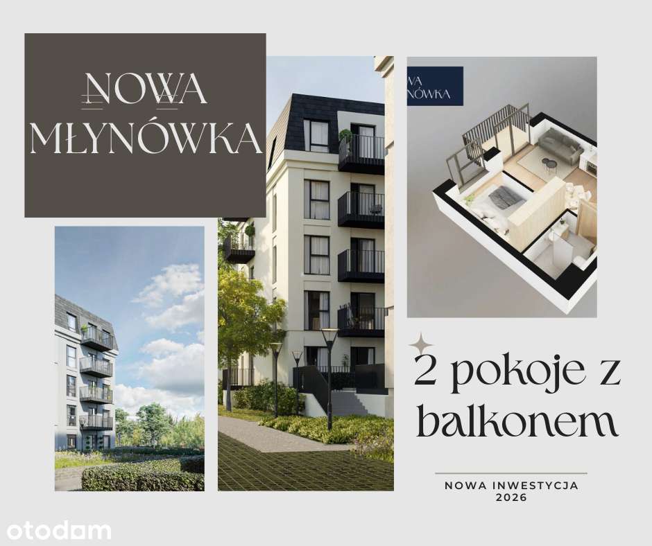 TOP lokalizacja | 2 pokoje z balkonem | centrum | bez PCC