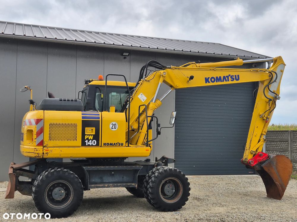 Komatsu PW 140-7 Z NIEMIEC TYLKO 9063 MTH,CENTRALNE SMAROWANIE.148,160,180. - 6