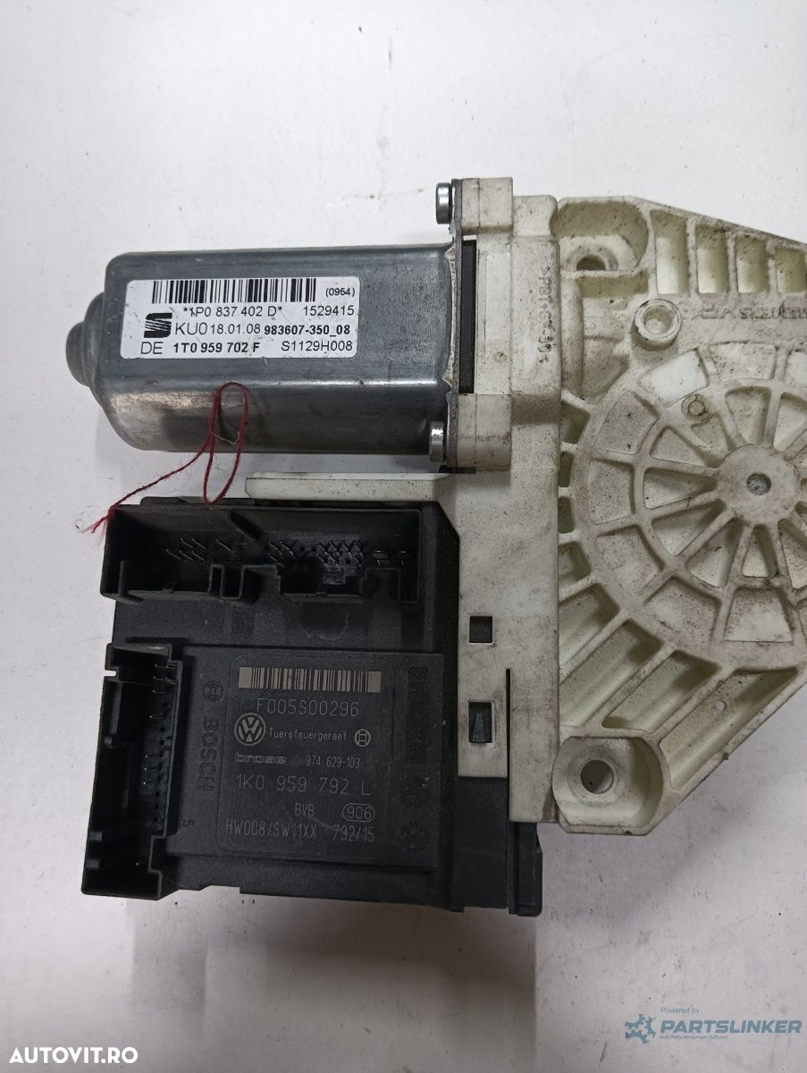 Motoraș geam pivotant dreapta fata SEAT LEON II 1P1 2005 - 2013 1k0959792l - 2