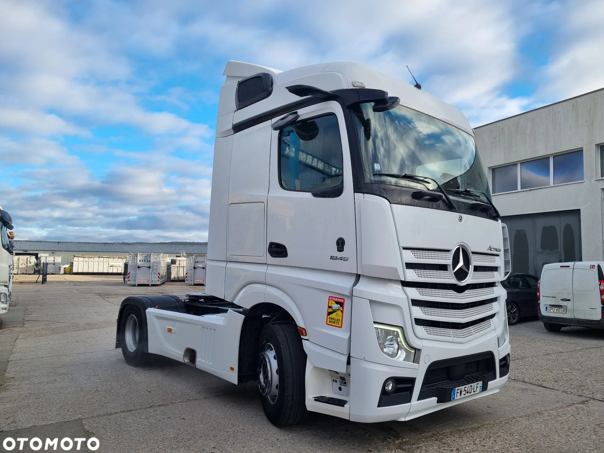 Mercedes-Benz MB. ACTROS 1845. MP-5 STANDARD WAGA-7638KG. - 2