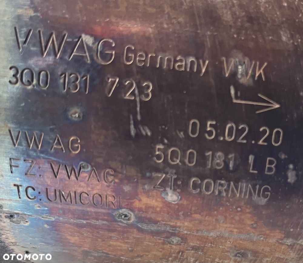 AUDI Q3 A3 Q2 VW T ROC 1.5 TFSI KATALIZATOR DPF 3Q0131723  ** - 3