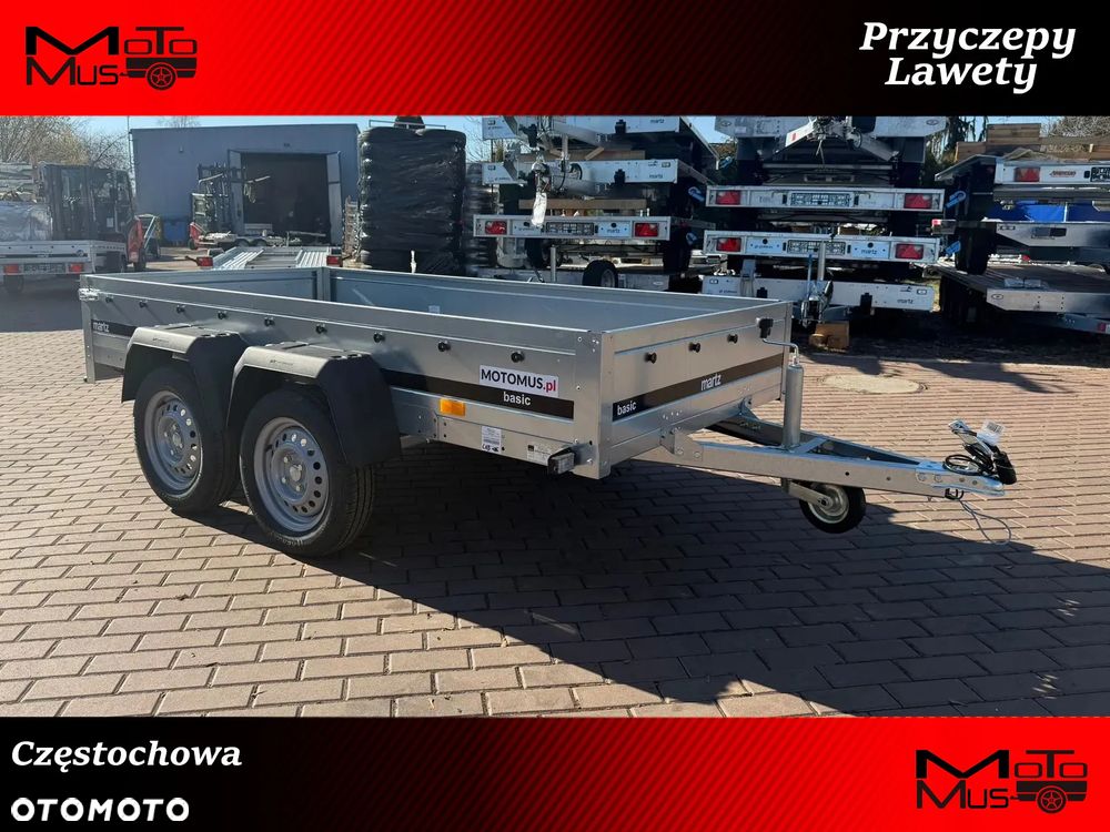 Martz Przyczepa Martz Basic 264/2 264x126x30cm 2 osie dostawa pod dom MOTOMUS - 1