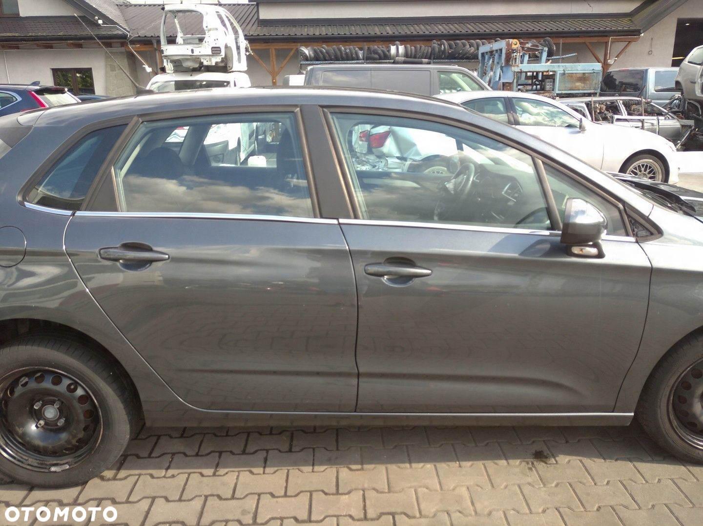 CITROEN C4 II 2 NC B7 DRZWI PRAWE TYŁ TYLNE KTP SZARE - 10