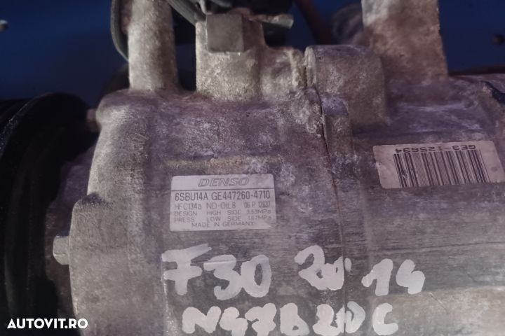 Compresor AC 6SBU14A 4472604710 6452 9223694 04 MX1253 BMW Seria 3 F3 - 2