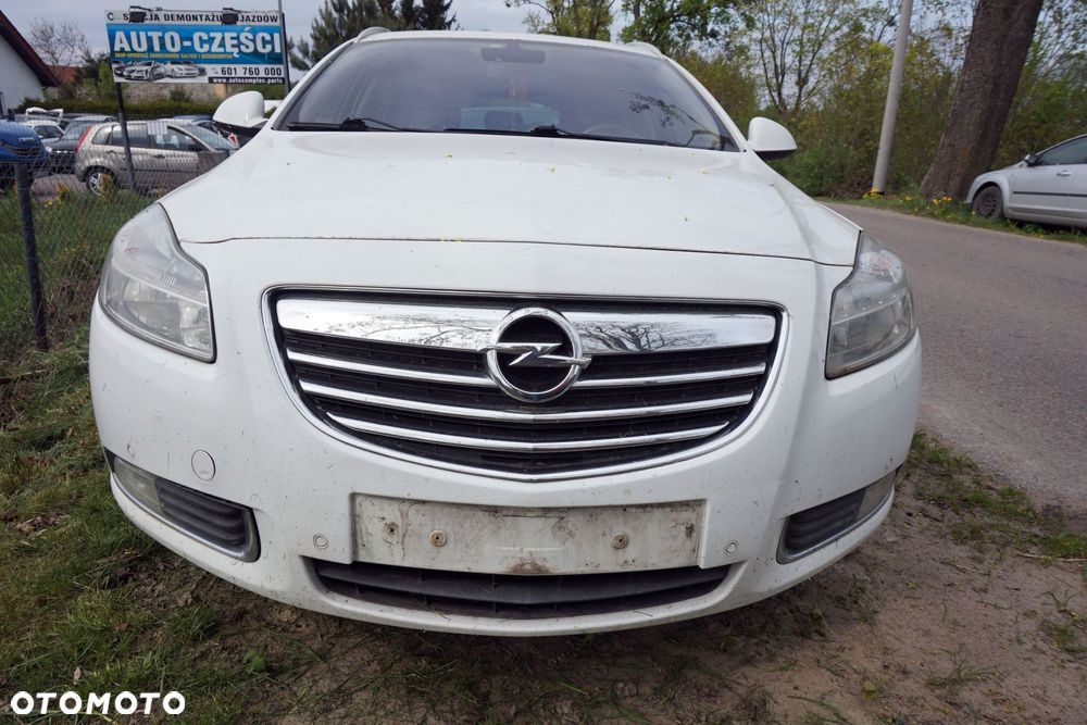 MASKA ZDERZAK BŁOTNIKI LAMPY INSIGNIA A I Z40R  OPEL 2008-2013 BIAŁY PRZÓD KOMPLETNY - 9