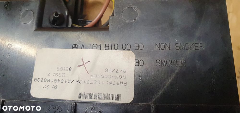 Schowek półka deski konsoli Mercedes ML W164 A1648100030 - 6