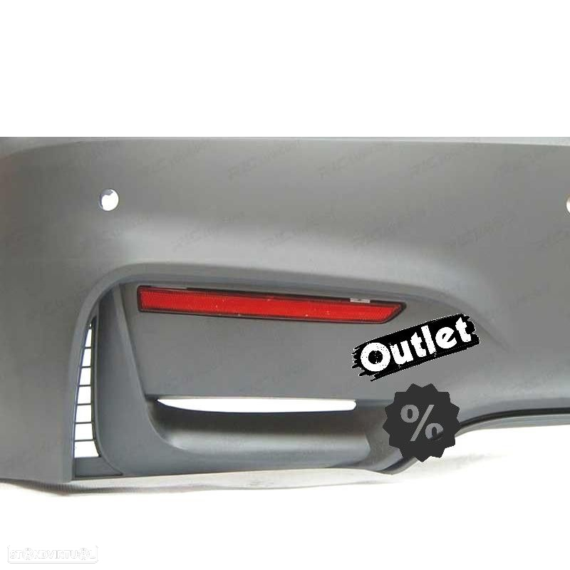 C030005C7 PARA-CHOQUES TRASEIRO BMW F30 LOOK M3 PDC - 7