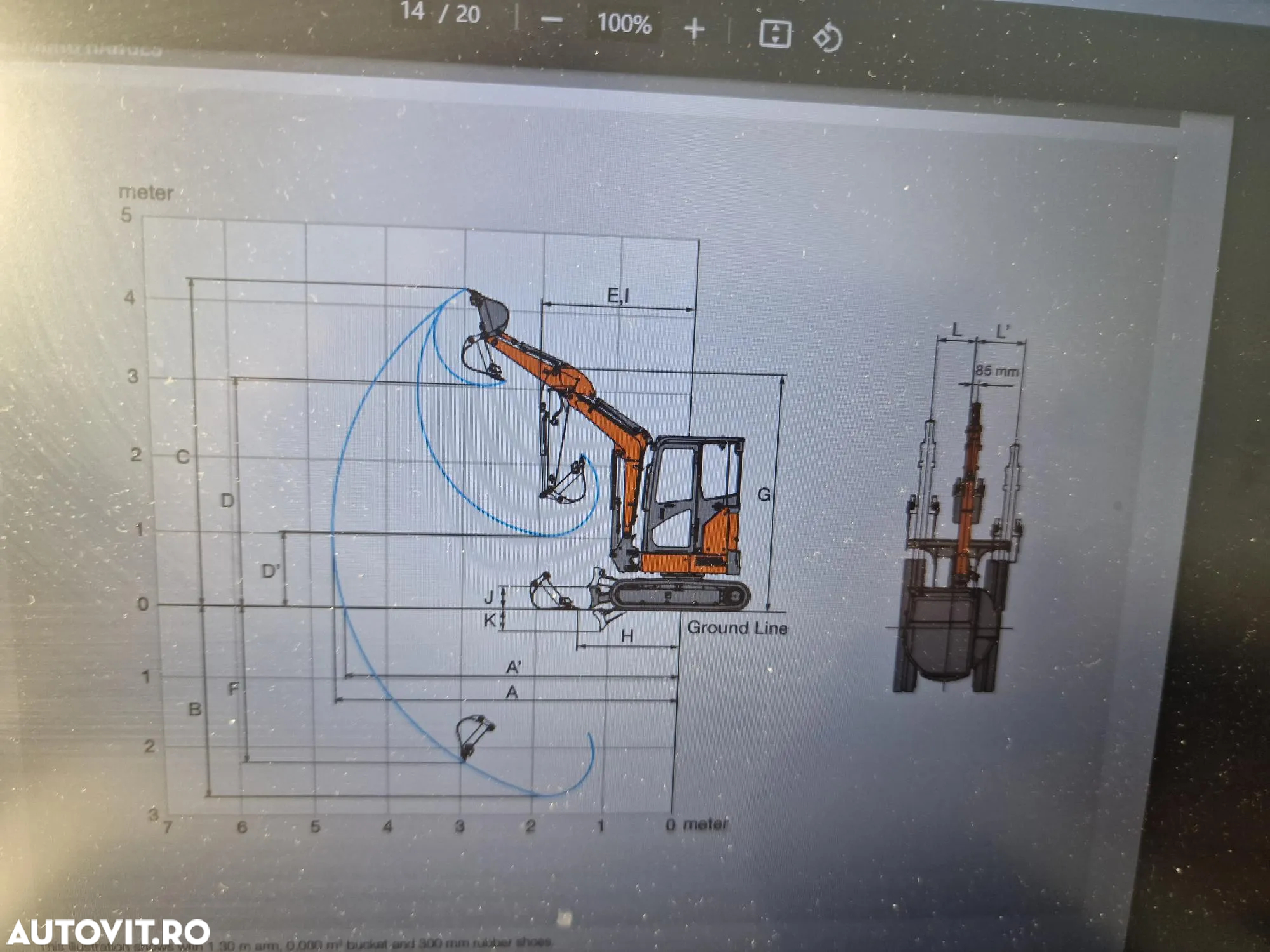 Hitachi ZX26U-6, 2019, 1.546h, cupla rapida+3 cupe, inst picon, posibilitate leasing, STARE FOARTE BUNA-PROMOTIE 29.900 EUR+Tva - 20