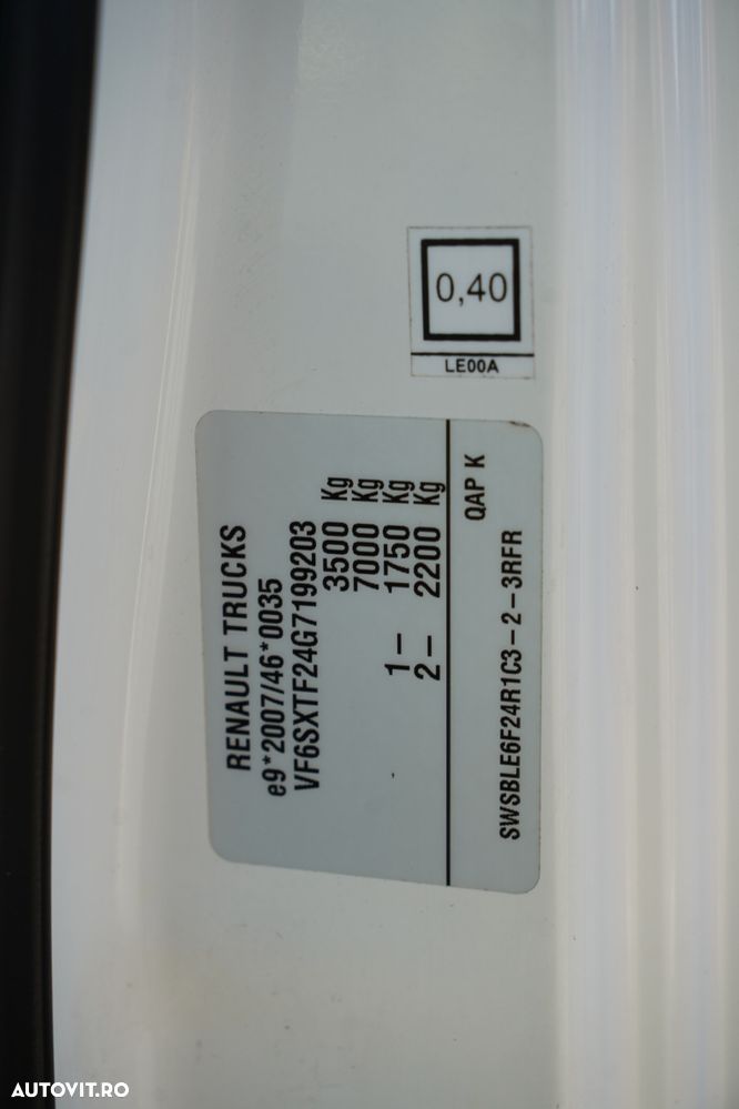 Renault MAXITY DTI 130 / BASCULATOR SPATE 3.2 M / DUBLU / MANUAL / 3 LOCURI / IMPORTAT - 38