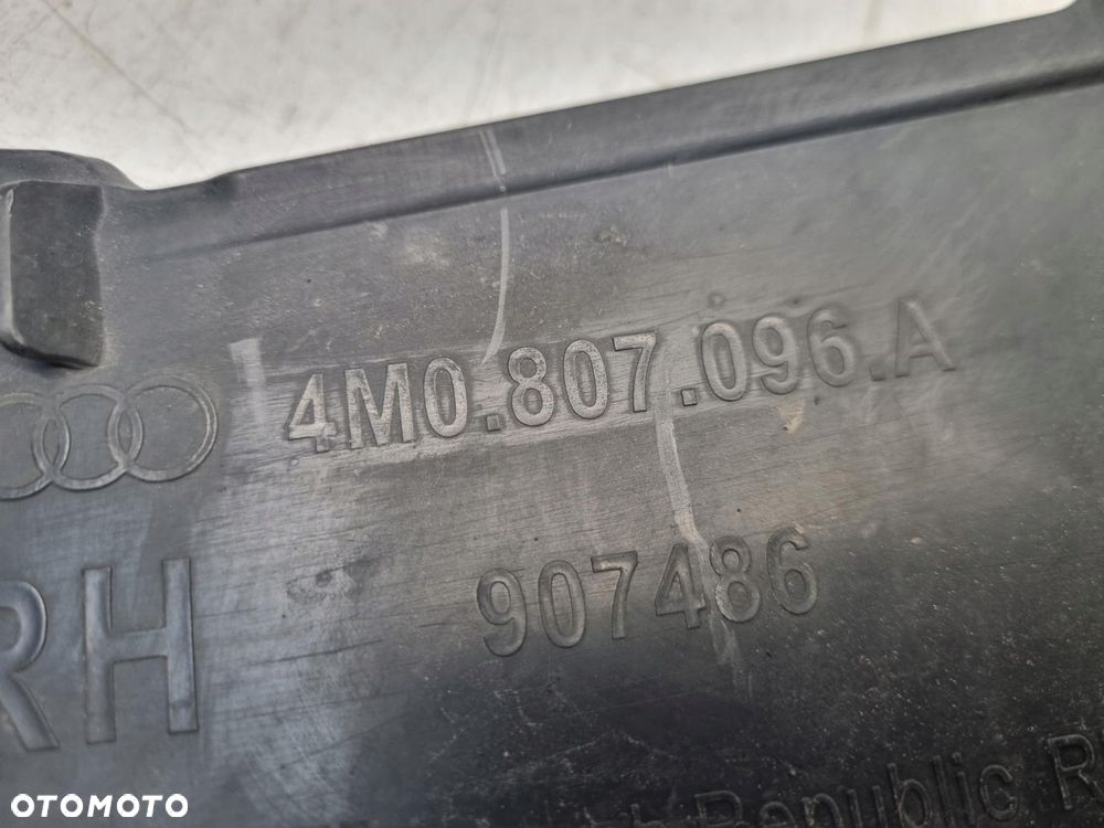 audi q7 4m0 s-line 15-19 ślizg mocowanie zderzaka przód przedni prawy - 5