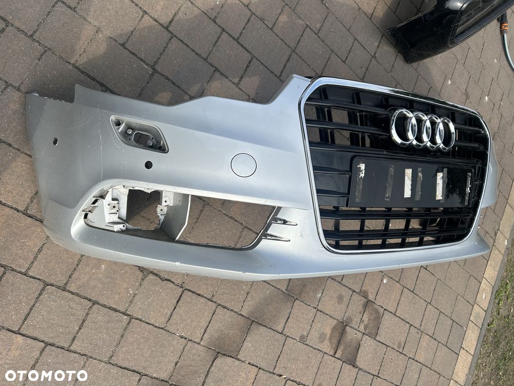 AUDI A6 C7 11-ZDERZAK PRZOD  LX7W 6xpdc ORG - 1