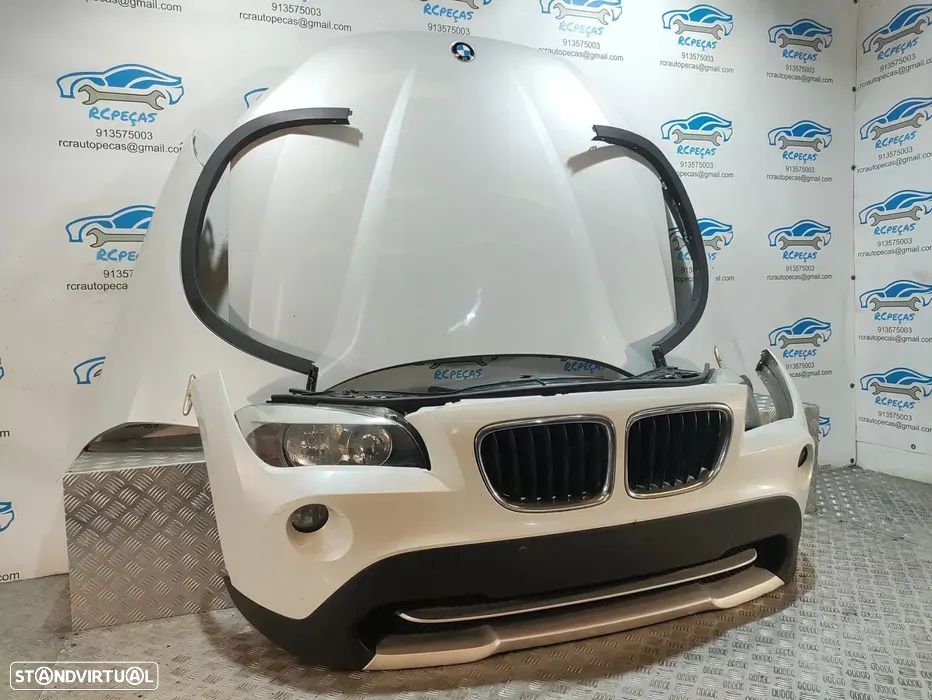Frente Completa BMW X1 E84 - 2009 a 2015 - Parachoques | Guarda Lamas | Capot | Grelhas | Radiadores | Reforço | Fibra | Oticas | Sensores Estacionamento | Ventilador | S X Drive | Parachoque | Lama | Otica - 3
