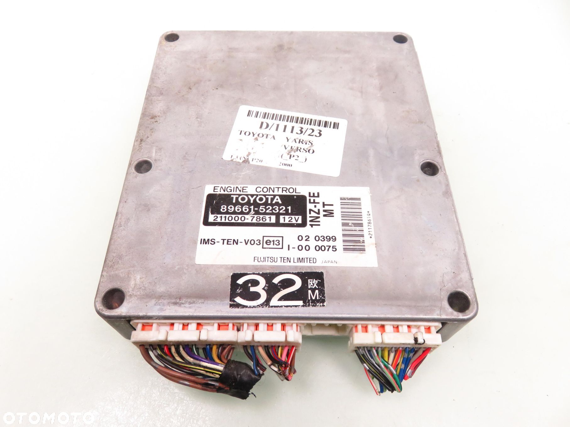 STEROWNIK TOYOTA YARIS VERSO 1.3 8966152321 - 1