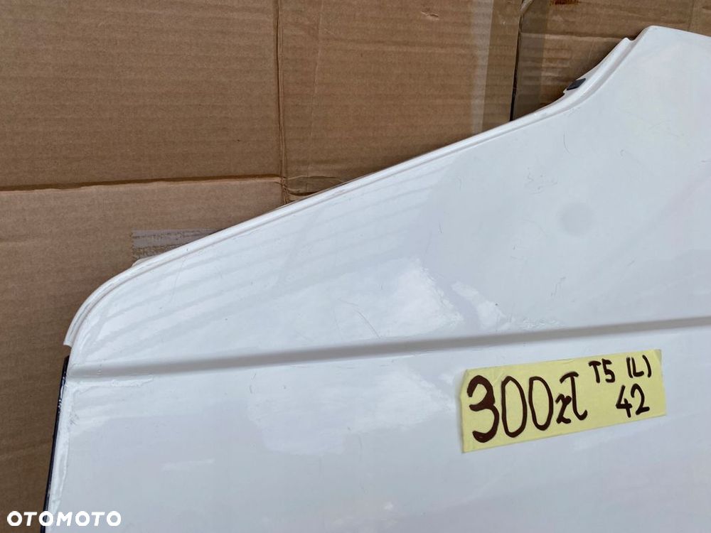 VW T5 TRANSPORTER MULTIVAN 03- błotnik lewy BIAŁY ORYGINALNY - 5