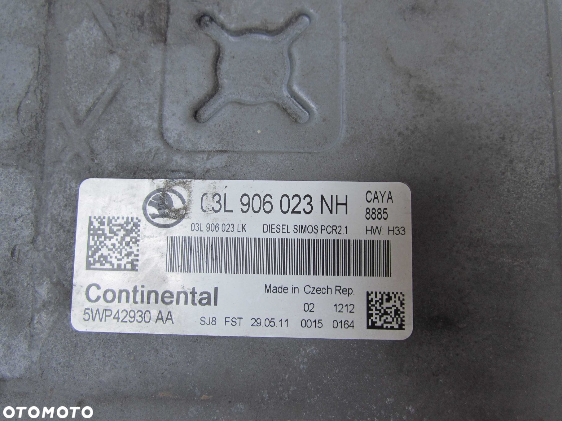 VW AUDI SKODA SEAT 1.6 TDI KOMPUTER STEROWNIK SILNIKA 03L906023NH 5WP42930 AA - 4