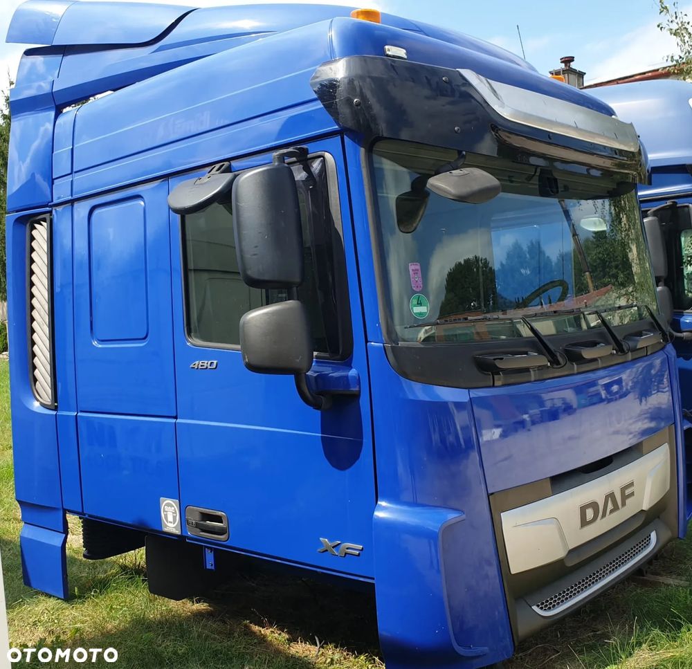 KABINA KOMPLETNA Z KLIMATYZACJĄ 2018r. DAF XF 106 LIFT SPACE CAB NIEBIESKA - 1