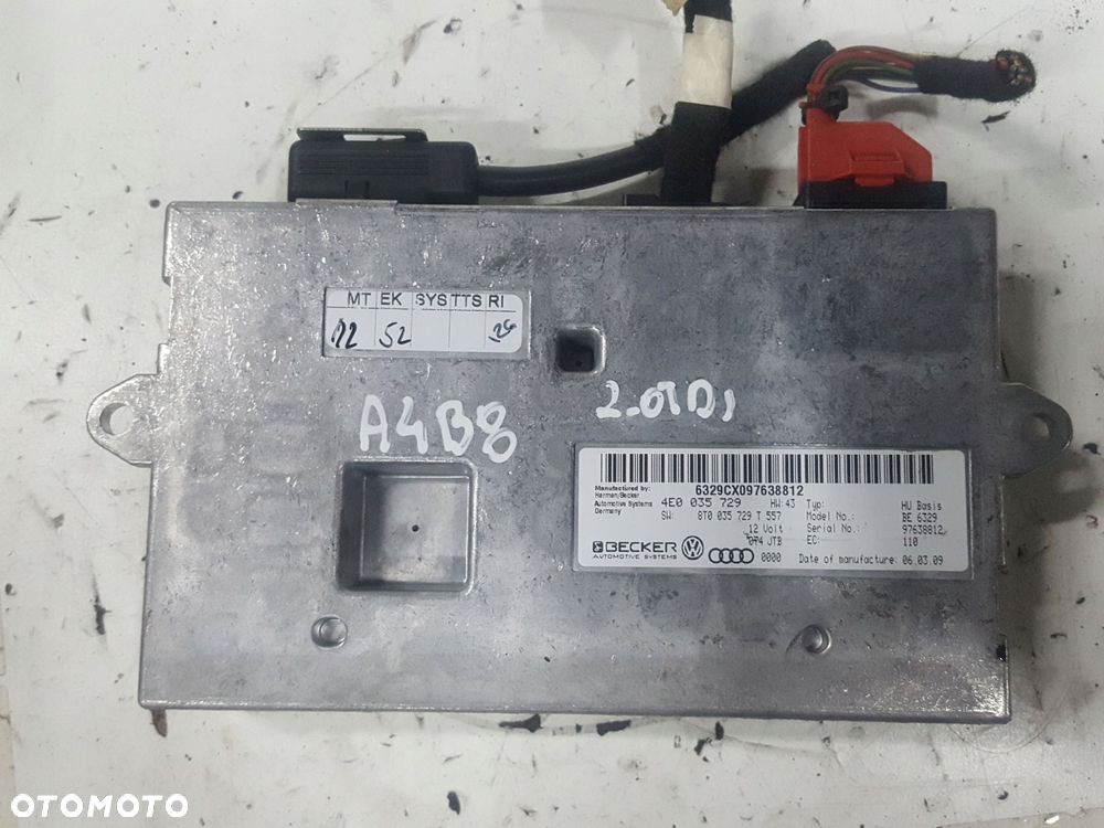 AUDI A4 B8 08r- MODUŁ STEROWNIK MMI - 1