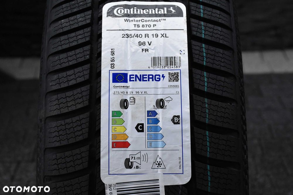Nowe Continental WinterContact TS 870 P XL FR 235/40R19 96V dot2024 - 2