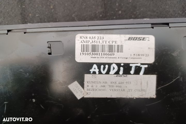 Amplificator audio 8N8035223 8N8035223 Audi TT 8N [facelift] [2002 - - 4