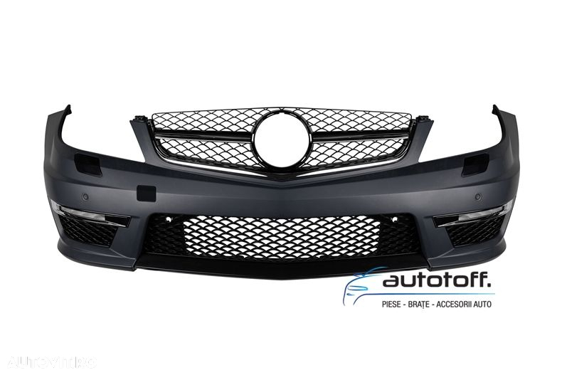 Pachet exterior Mercedes C-Class W204 Facelift (11-14) C63 Design - 3