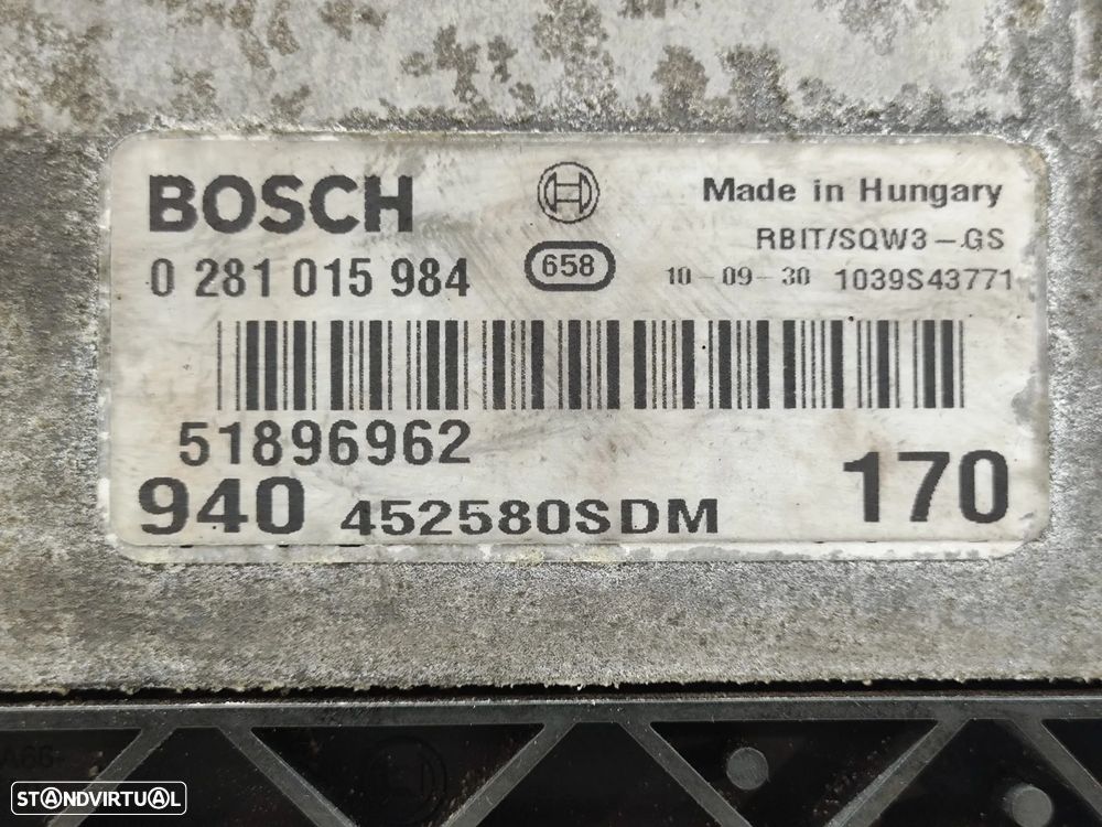 Centralina ECU Motor Bosch Alfa Romeo 2.0 JTDM Original - 5