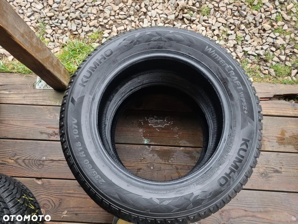 Opony Kumho WinterCraft WP52+ 235/60R18 107V 2025r,4X8mm jak nowe - 11