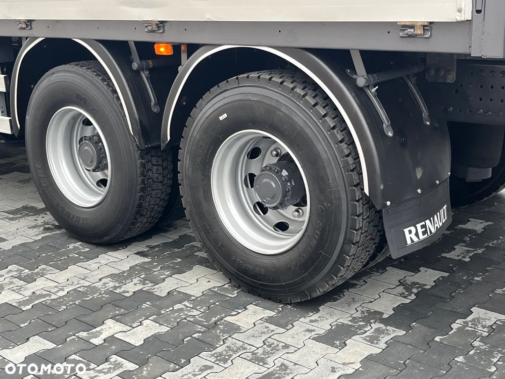 Renault ZESTAW- PREMIUM LANDER 460DXI / 6X4/ HDS HIAB 166 B-3 DUO- 12,5m / NOWE OPONY + PRZYCZEPA GNIOTPOL - 25
