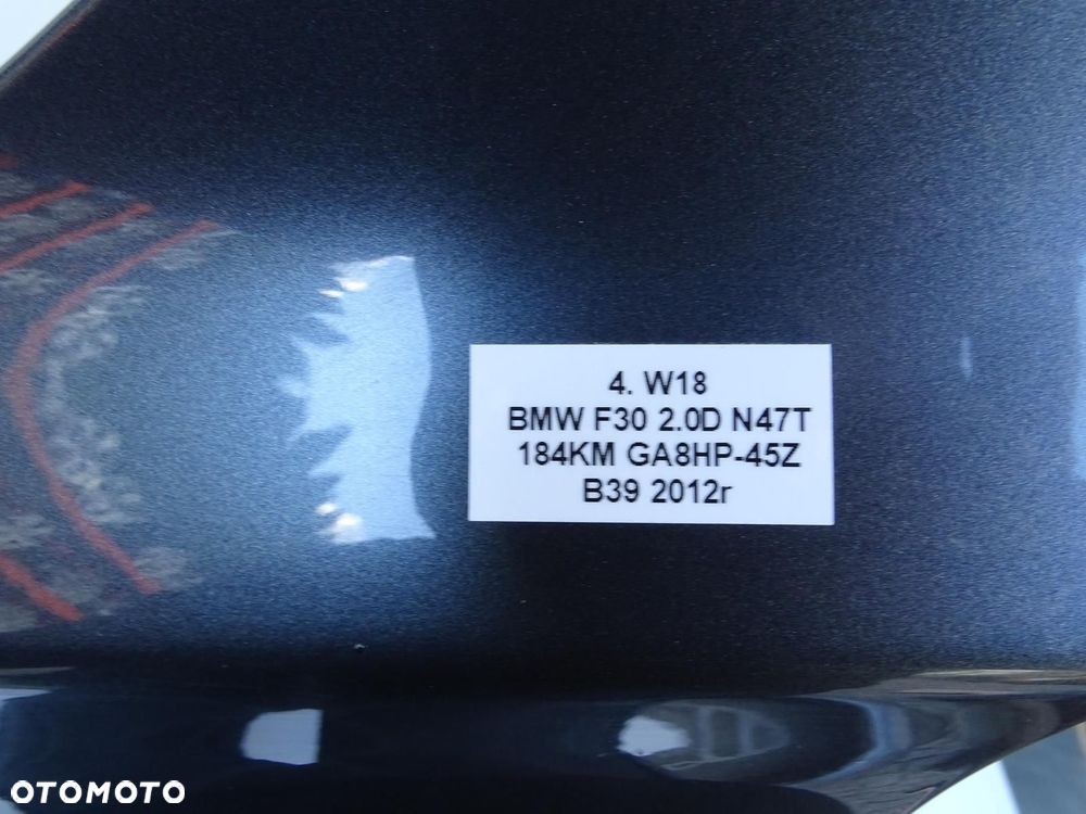 BŁOTNIK LEWY PRZÓD PRZEDNI MINERALGRAU B39 BMW F30 F31 3 11-18r - 13