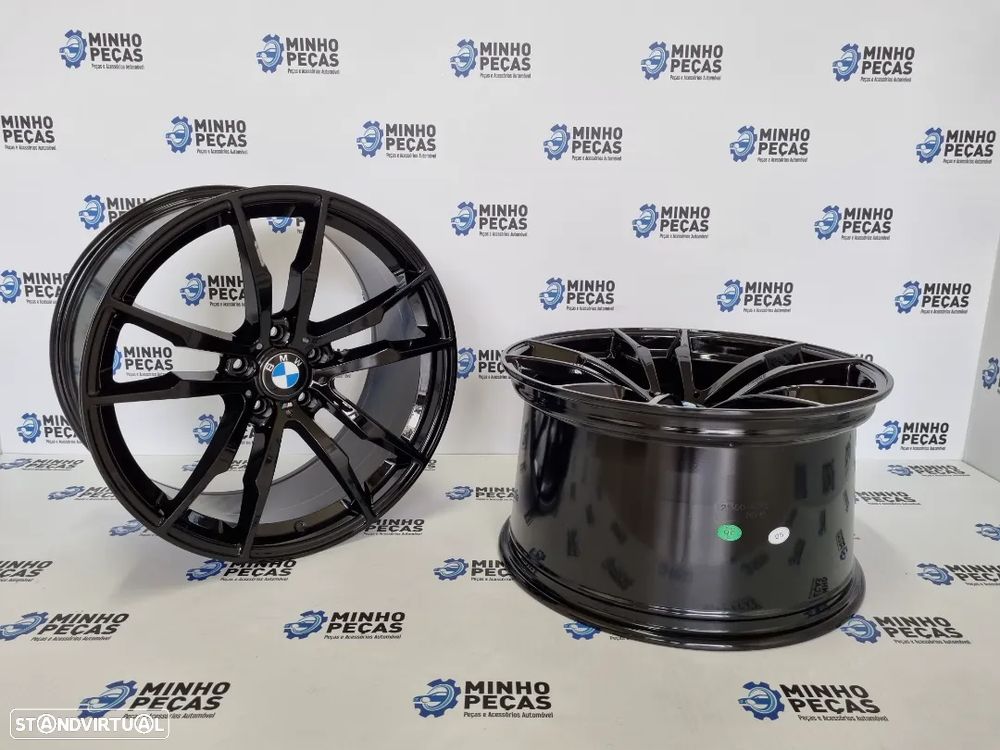 Jantes Look BMW X6M 2017 em 20 Preto Brilho - 4