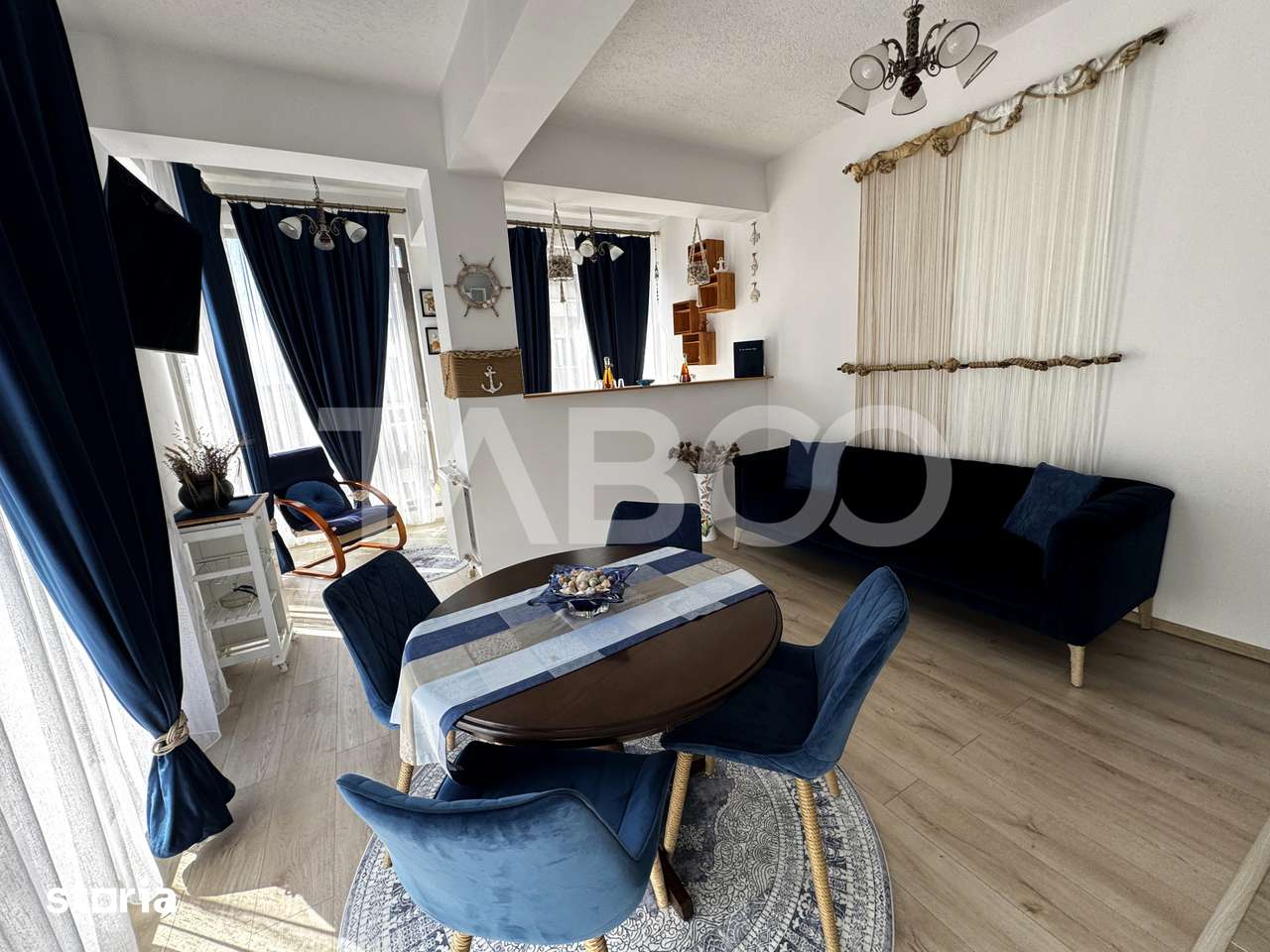 Apartament mobilat si utilat cu 3 camere 2 bai 62 mpu Doamna Stanca — fotografia 1