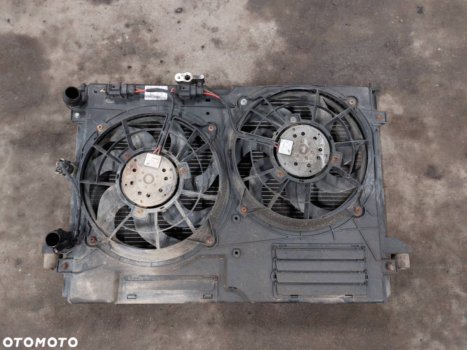CHŁODNICE KOMPLET + WENTYLATORY GALAXY MK1 LIFT 2.8 VR6 7M3959455A - 1