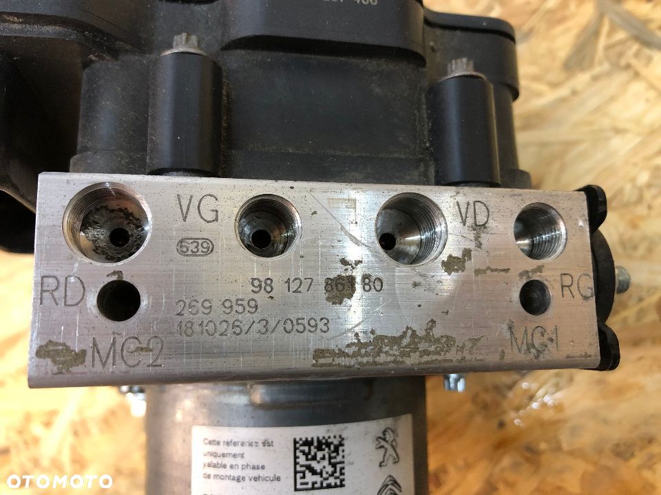 PEUGEOT 3008 II 2016-> POMPA ABS 9812786180 9826694380 - 4