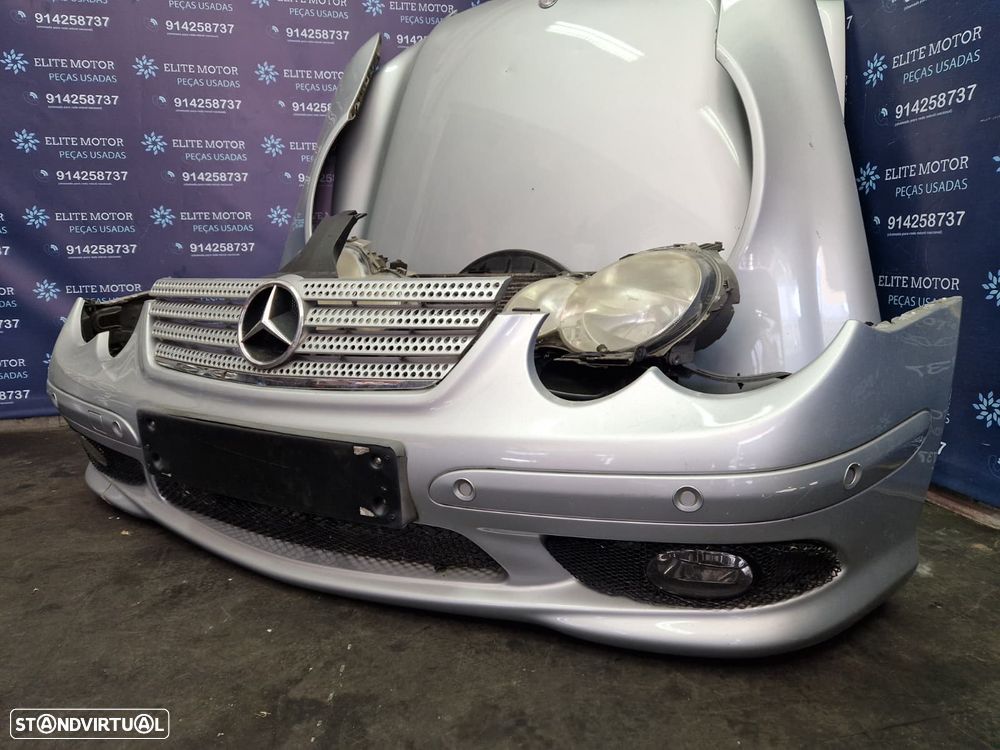 Frente completa usada MERCEDES CLASS C W203 SPORT COUPE AMG 220 CDI parachoques capot oticas guarda lamas reforço - 5