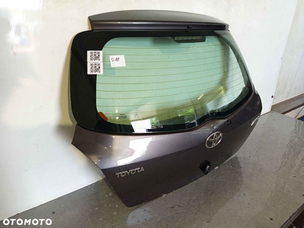 + KLAPA TYŁ TYLNA BAGAŻNIKA DO TOYOTA YARIS 2 II 1G3 SZARA GRAFITOWA - 3