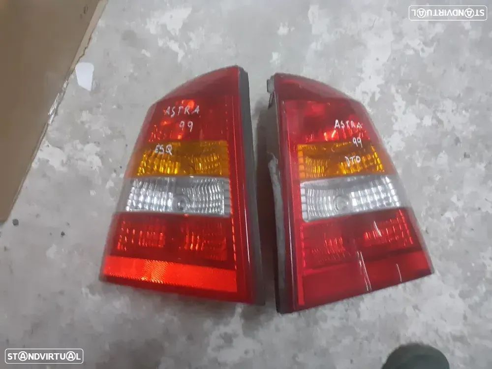 Farois traseiros opel astra g carro de 4 portas - 1