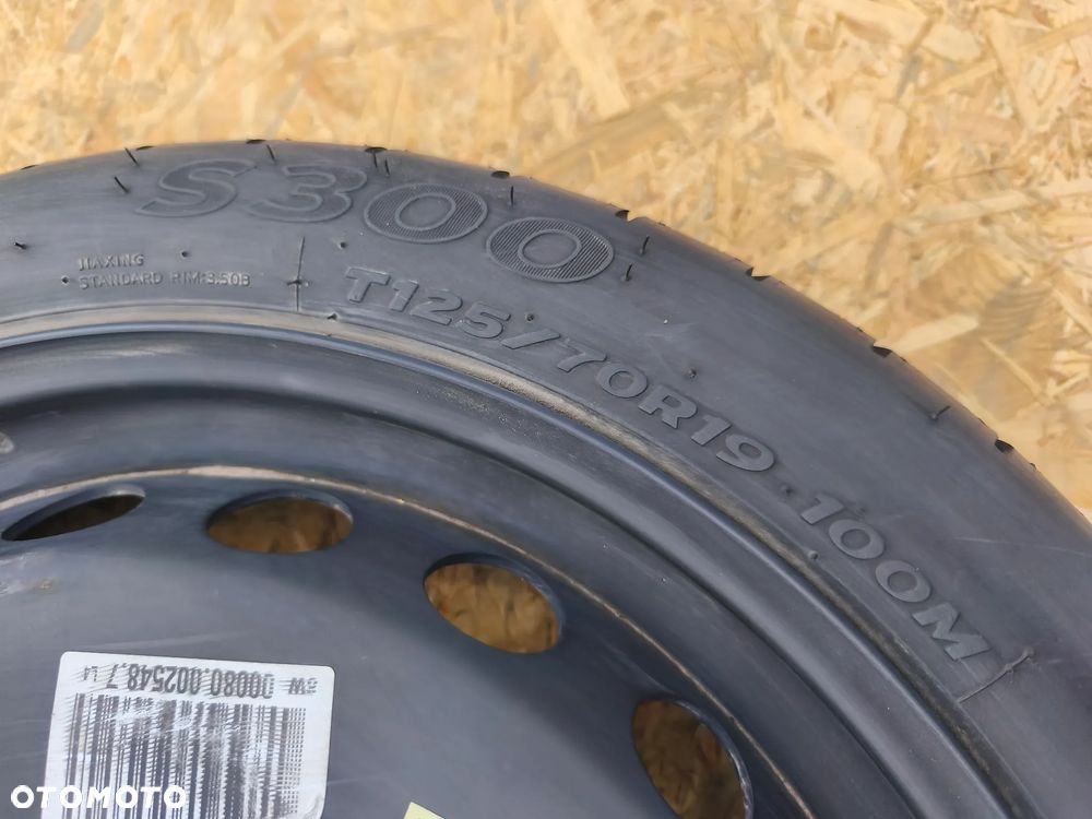 KOŁO DOJAZDOWE ZAPASOWE 125/70R19 VOLKSWAGEN AUDI 5X112 19 CALI 8W0601027 - 5