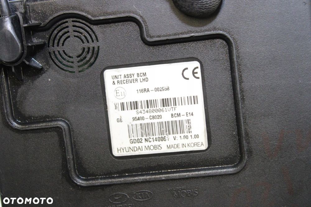 MODUŁ STEROWNIK BCM 95400-C8020 HYUNDAI I20 II 16R I40 - 7