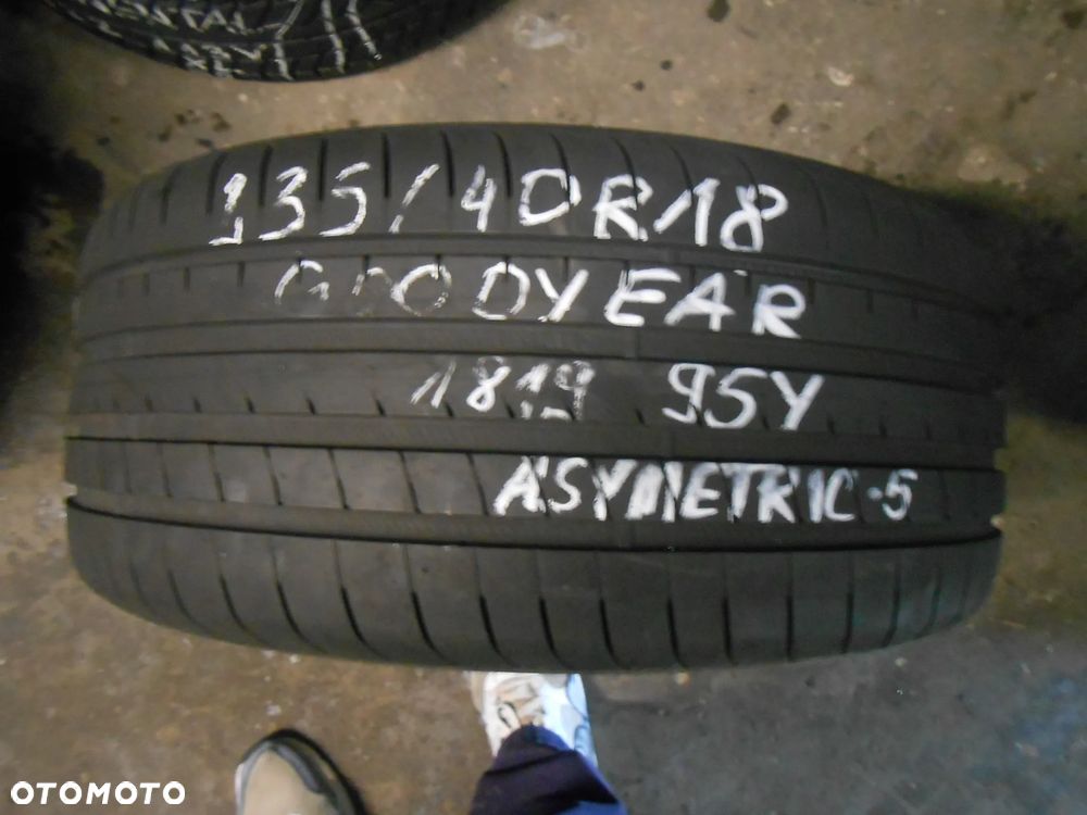 OPONA POJEDYNKA 235/40R18 GOODYEAR ASYMMETRIC 5 DOT 1819 7.3MM - 1
