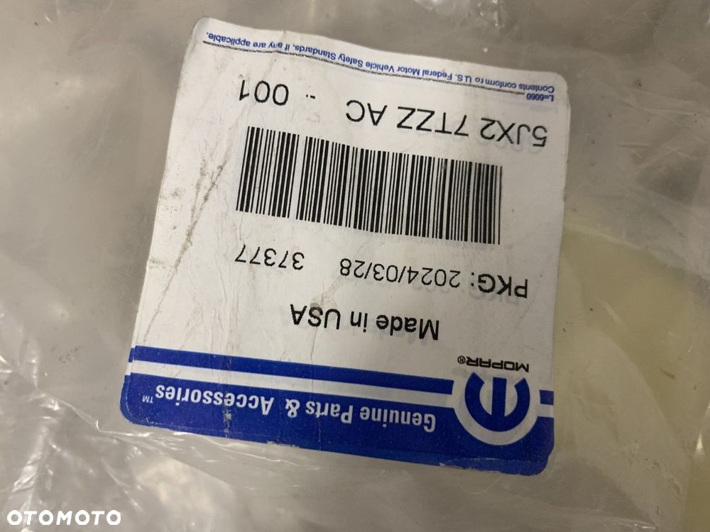 NOWA ORYGINALNA LISTWA BŁOTNIKA LEWY PRZÓD LEWA PRZEDNIA JEEP COMMANDER 06-10 MOCOWANIA 5JX27TZZAC - 5