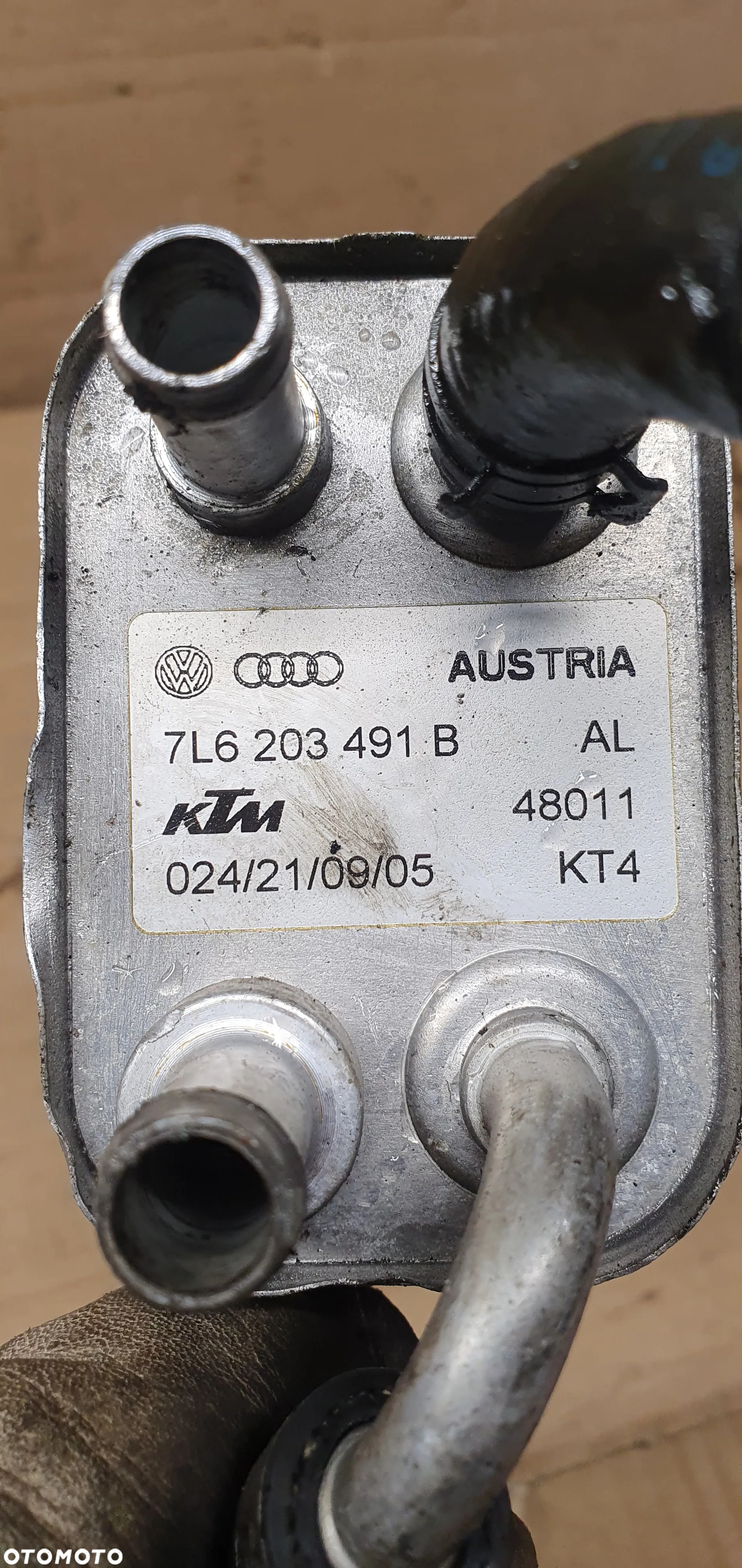 Chłodniczka paliwa VW Touareg 7L 3.0 TDI 7L6203491B - 4