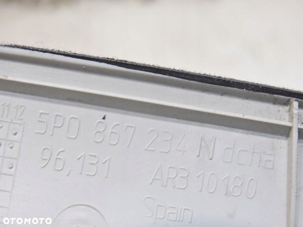 OSŁONA SŁUPKA A PRAWA SEAT ALTEA 5P0867234N - 4