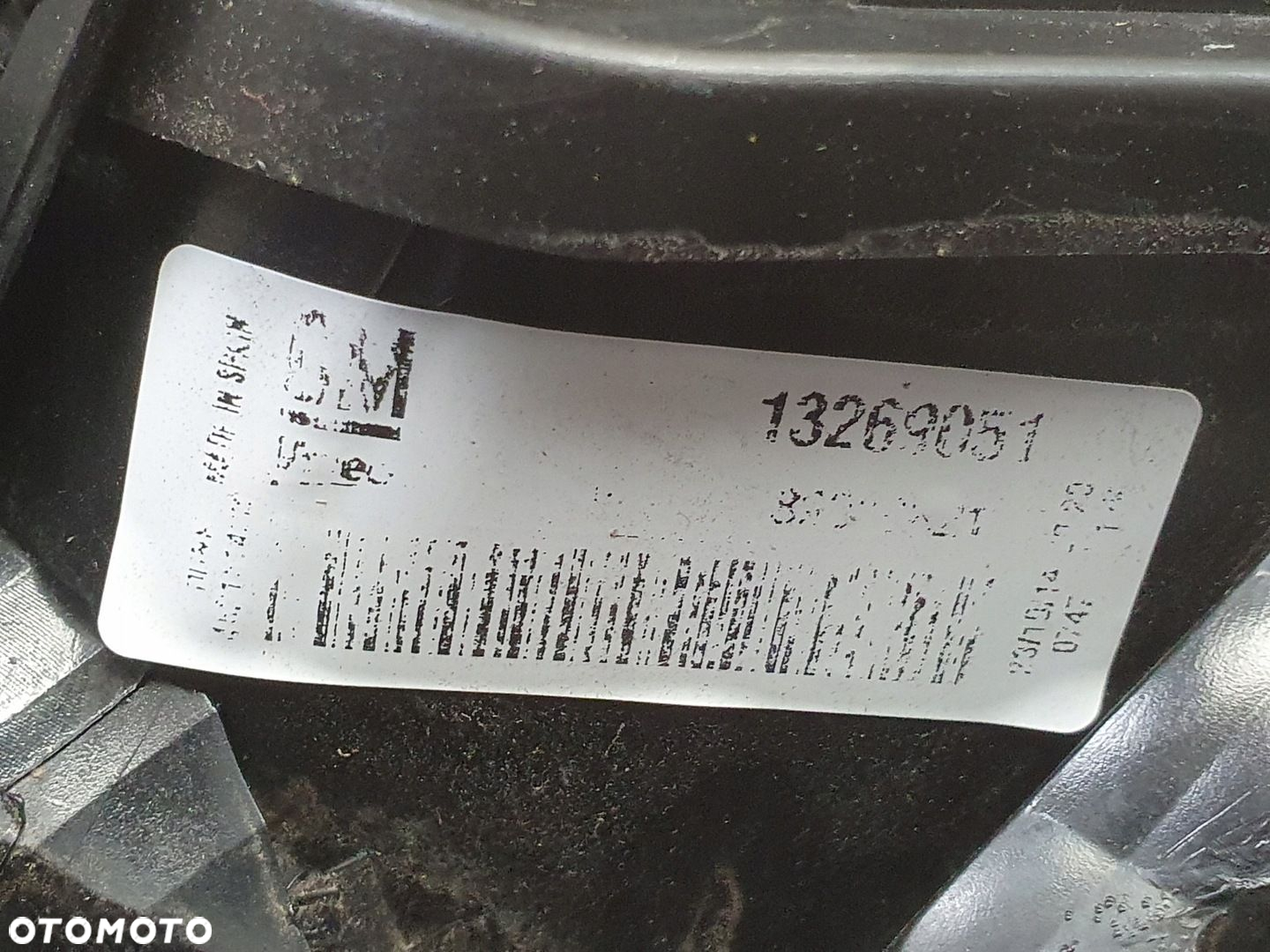 Opel Corsa D 5 drzwi TYLNA LAMPA PRAWA prawy tył pasażera 13269051 - 6