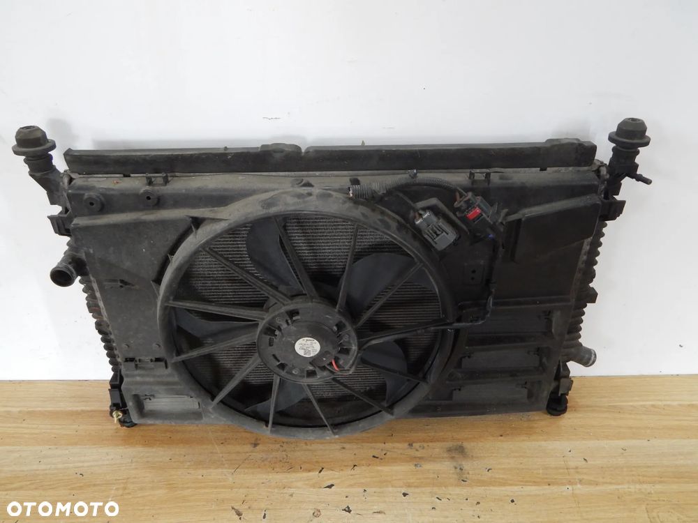 Chłodnica wody klimatyzacji waitrak wentylator 2.0 2.2 Tdci Ford TRANSIT MK8 VII custom 12-19  Łuków części - 1