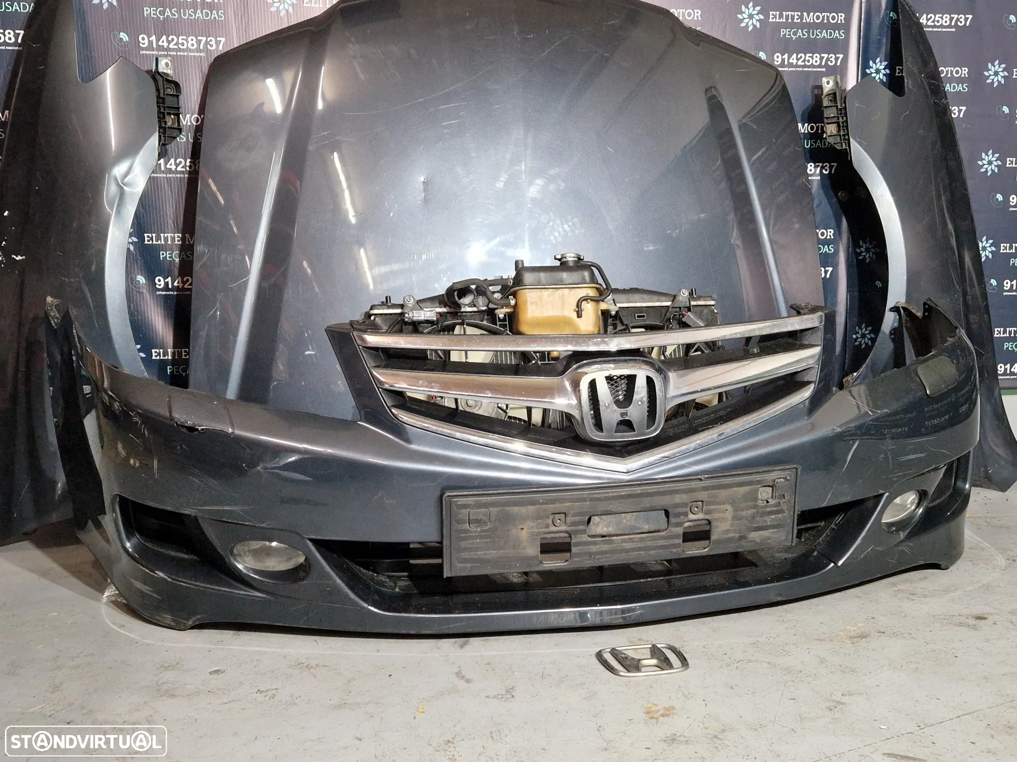 Frente completa usada HONDA ACCORD 2.2 CTDI FACELIFT parachoques guardalamas oticas capot RESTYLE - 6