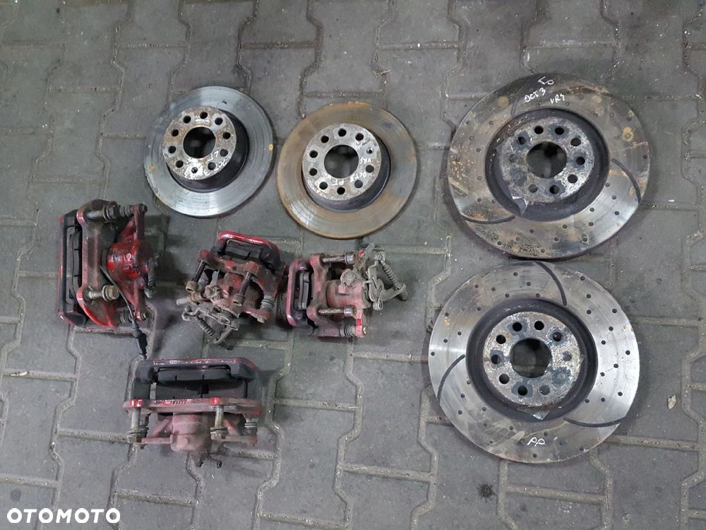 SKODA OCTAVIA 2 II RS VRS ZACISKI TARCZE PRZÓD 340MM TYŁ - 1