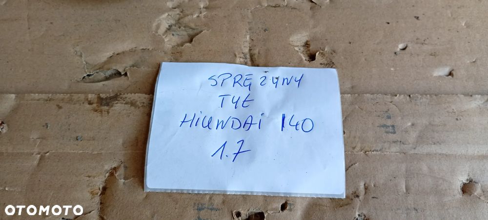 Sprężyny sprężyna tył tylne Hyundai I40 - 9